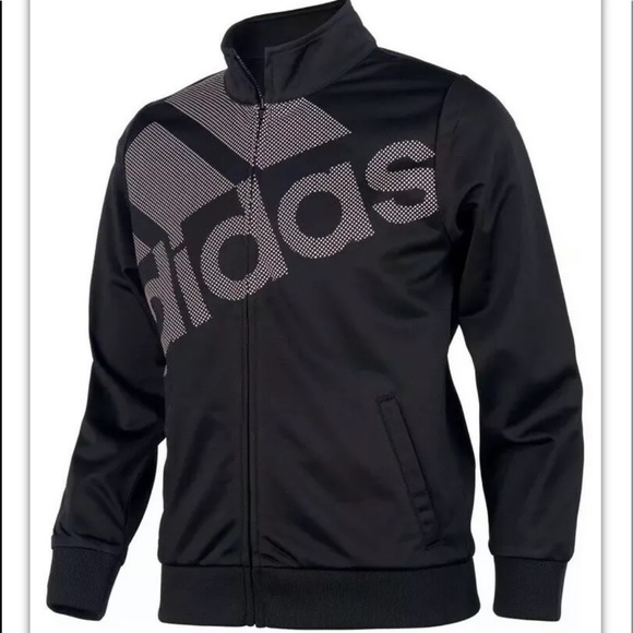 adidas girls jacket black